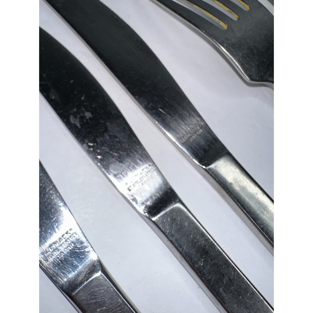 Armack Japan‎  Stainless Flatware Replacement  6 pc set forks knives - Picture 4 of 6
